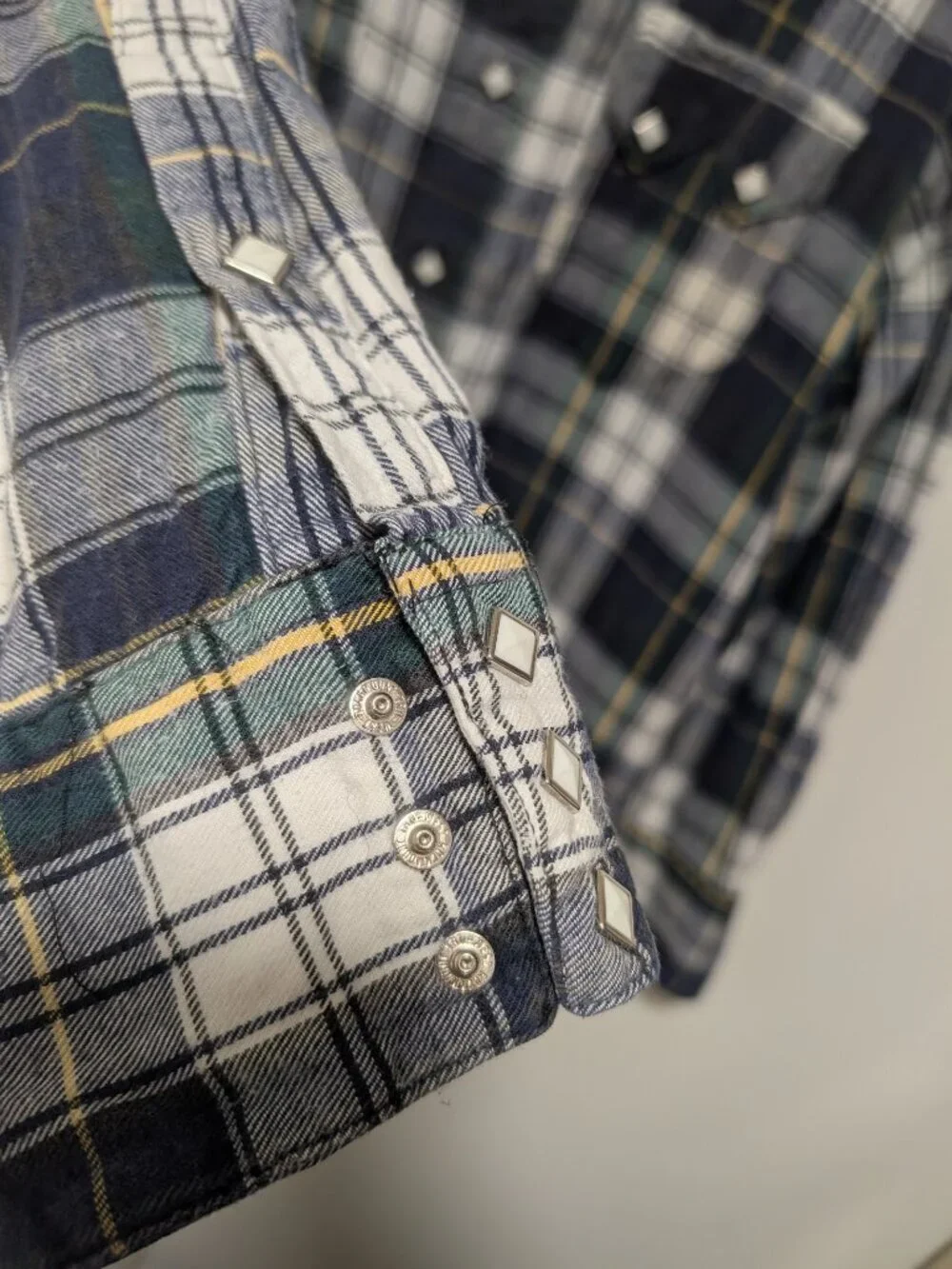 Rockmount | Heritage Plaid Western Flannel In Green/Blue